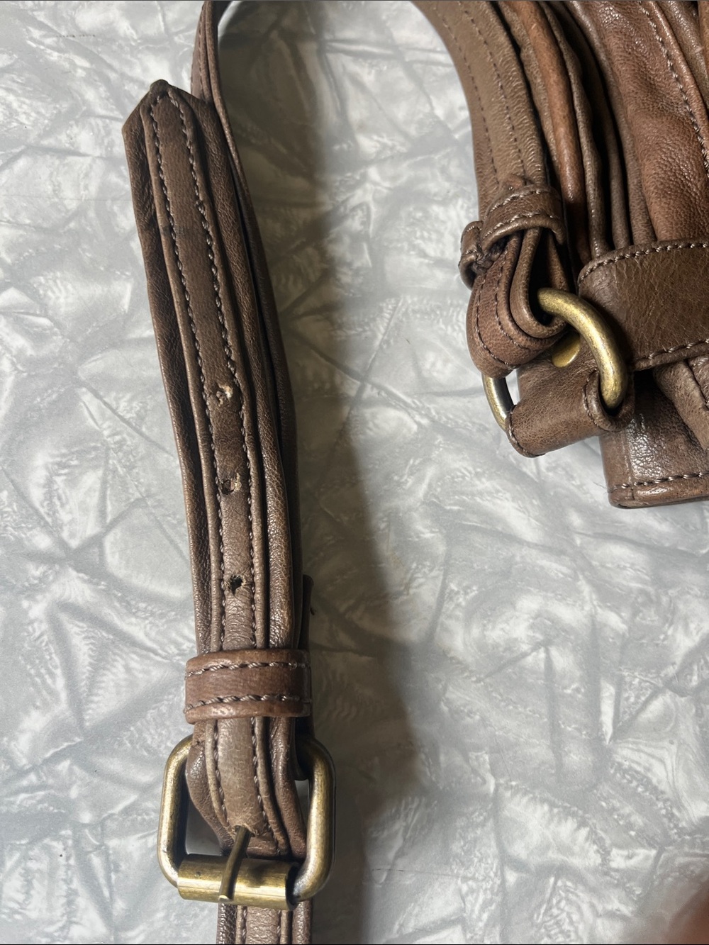 Danier Genuine Leather Crossbody Saddle Bag - Women - Picture 2 of 10